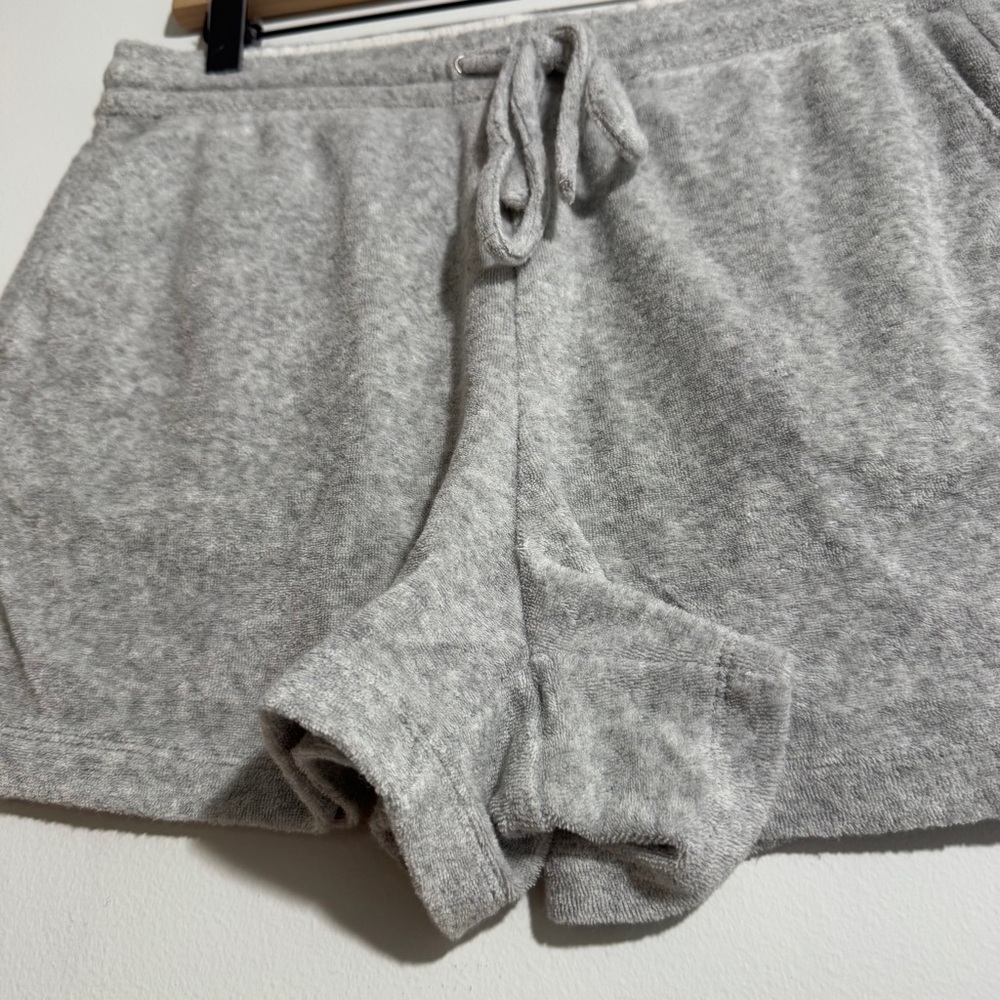 Club Monaco Gray Fleece Lounge Shorts Size Medium‎ - Picture 4 of 10